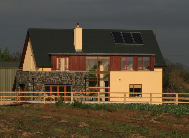 Haus mit Solaranlage